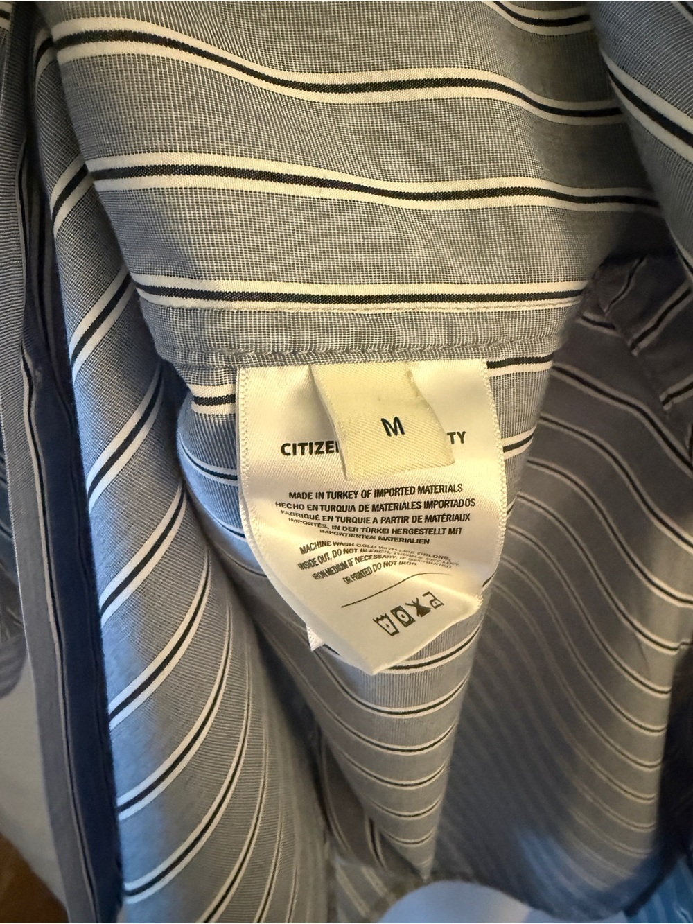 Citizens of Humanity Striped Kayla Shirt - Picture 9 of 9